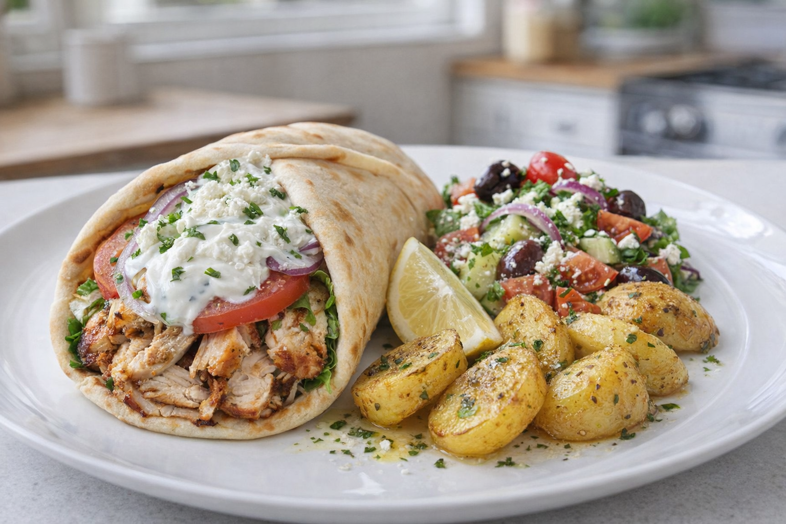 How to Make Authentic Chicken Gyros on the Grill